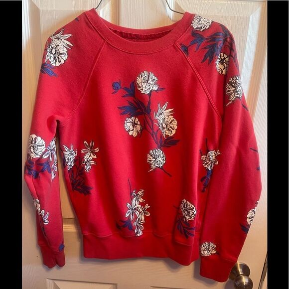 Abercrombie & Fitch floral sweatshirt sz S - Picture 1 of 5
